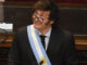 El presidente de Argentina Javier Milei (c) pronuncia su discurso al inicio de las sesiones ordinarias este viernes, en la Cámara de Diputados, en Buenos Aires (Argentina). EFE/Matías Martin Campaya