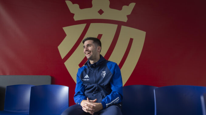 El lateral diestro de Osasuna, Jesús Areso, en foto de archivo de Villar López. EFE
