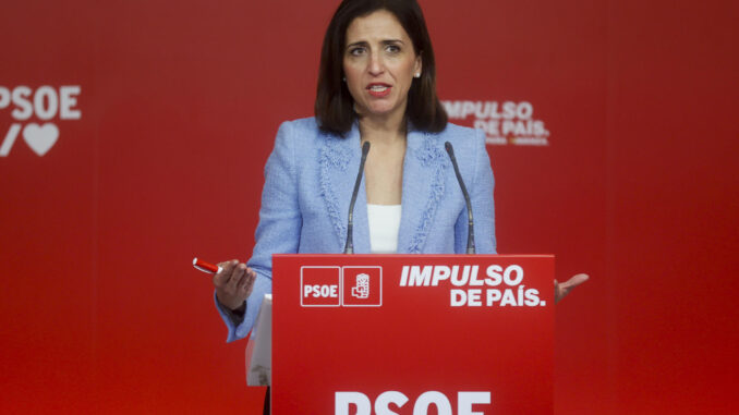 Imagen de archivo de la portavoz de la Ejecutiva Federal del PSOE, Esther Peña. EFE/ Fernando Alvarado
