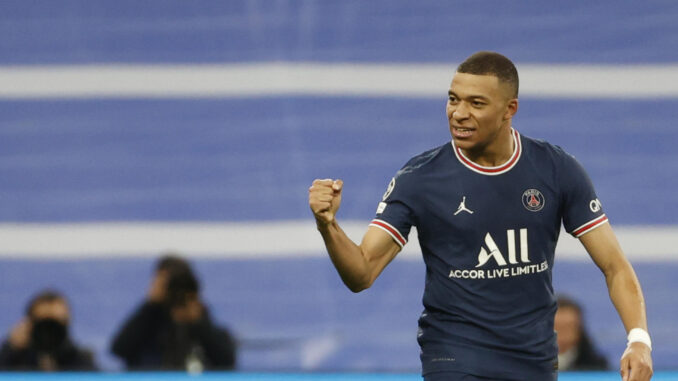 El delantero del PSG, Kylian Mbappé, en foto de archivo de Sergio Perez.EFe
