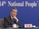 El ministro de Relaciones Exteriores de China, Wang Yi, durante una conferencia de prensa sobre política exterior y relaciones exteriores, durante la segunda sesión de la Asamblea Popular Nacional (APN) en Pekín, el 7 de marzo de 2024. EFE/EPA/ANDRÉS MARTÍNEZ CASARES