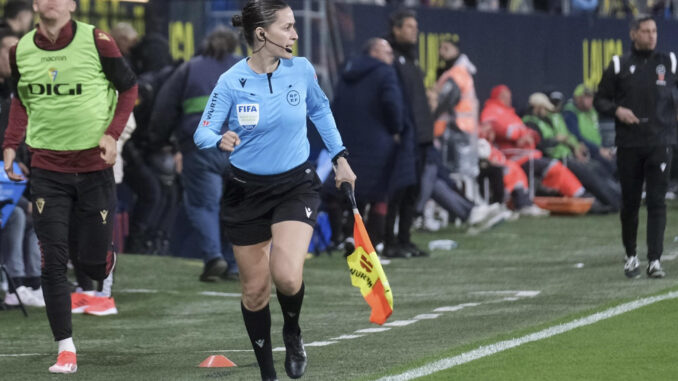 Guadalupe Porras, durante el partido. EFE/Román Ríos
