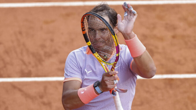 Nadal celebra su victoria. EFE/Chema Moya
