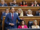 El presidente del Gobierno, Pedro Sánchez, interviene en la sesión de control al Gobierno celebrada este miércoles en el Congreso. EFE/J.P. Gandul