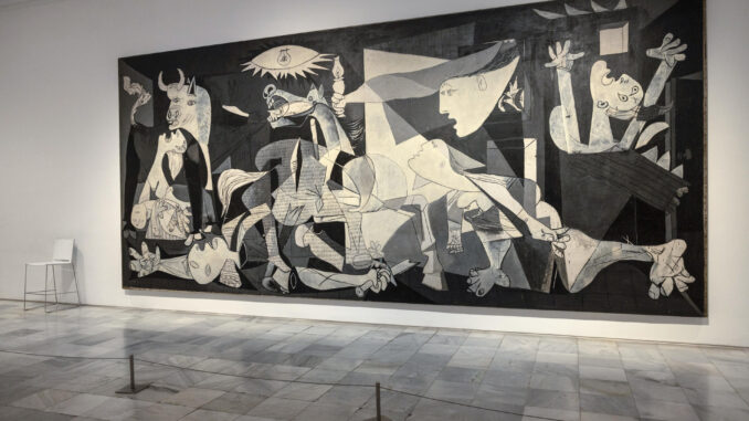 El Guernica de Picasso en el Reina Sofía de Madrid. EFE/Chema Moya
