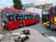 Quince pasajeros de un autobús municipal de Valdemoro (Madrid) han resultado heridos después de que el vehículo impactase de manera frontal contra un muro. EFE/ Emergencias Madrid 
*SOLO USO EDITORIAL/SOLO DISPONIBLE PARA ILUSTRAR LA NOTICIA QUE ACOMPAÑA (CRÉDITO OBLIGATORIO) *