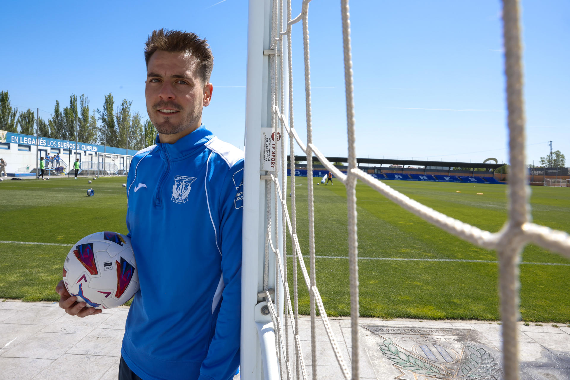 El jugador del Leganés Julián Chicco en una entrevista con EFE. EFE/ Zipi
