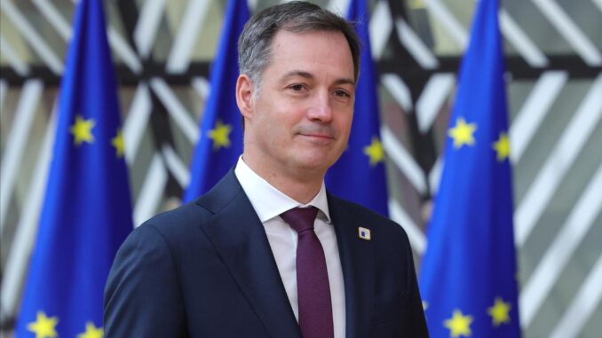 Imagen de Archivo del primer ministro belga, Alexander De Croo.
 EFE/EPA/OLIVIER MATTHYS
