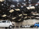 Vista de archivo de agosto de 2022 de un parking afectado como consecuencia de la tormenta de granizo en La Bisbal de L'Empordà, Girona. EFE/David Borrat.