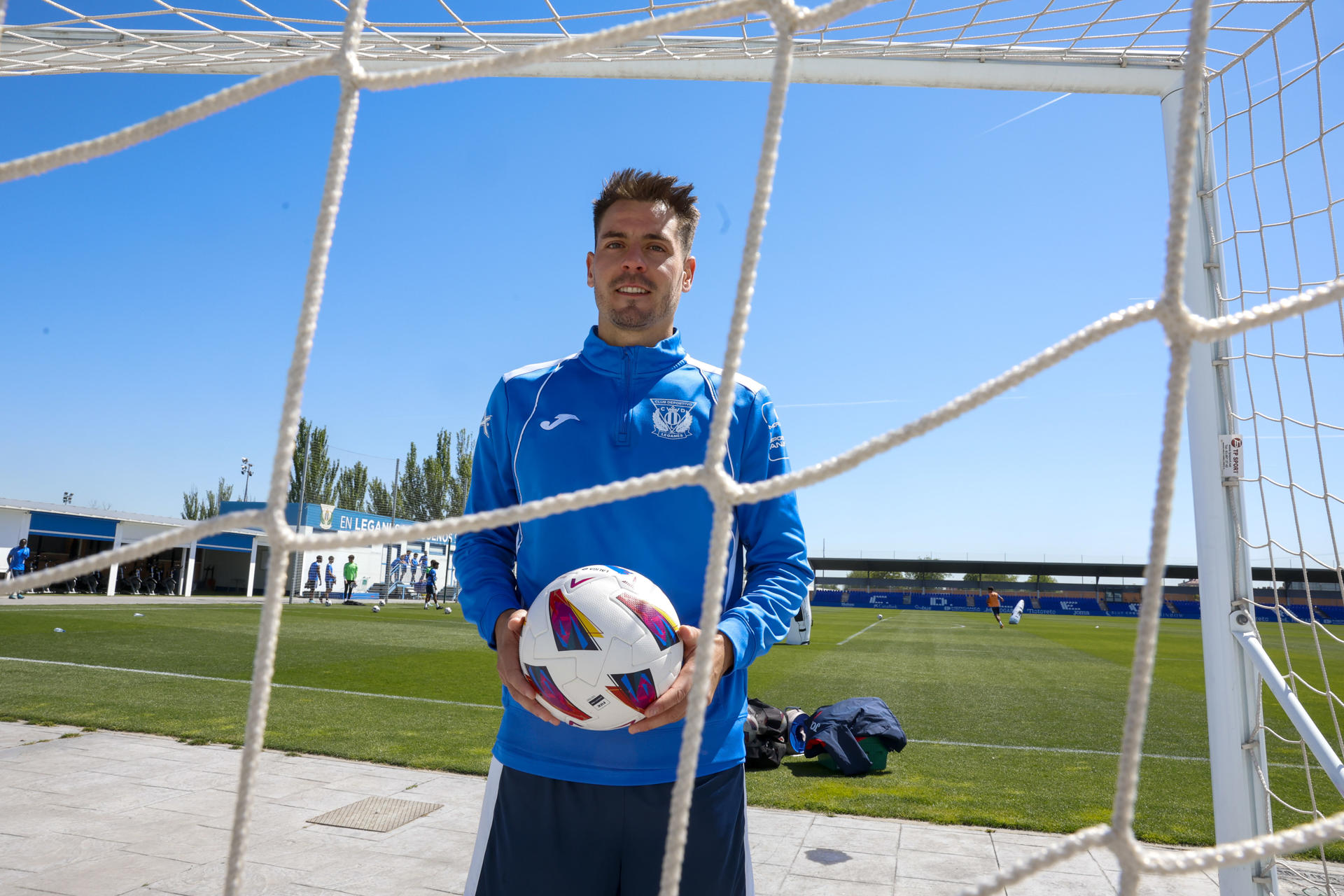 El jugador del Leganés Julián Chicco en una entrevista con EFE. EFE/ Zipi
