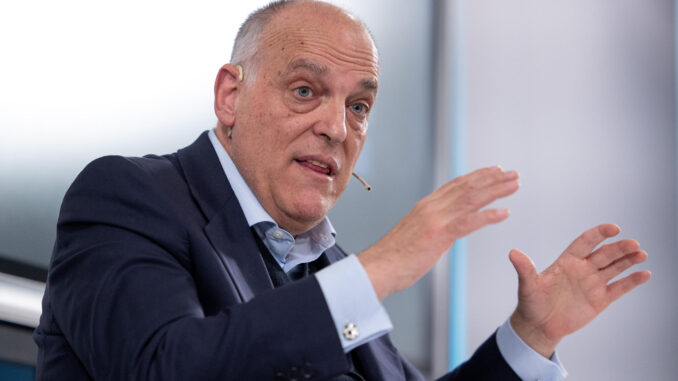 Javier Tebas, en una foto de archivo.- EFE/ Daniel Gonzalez
