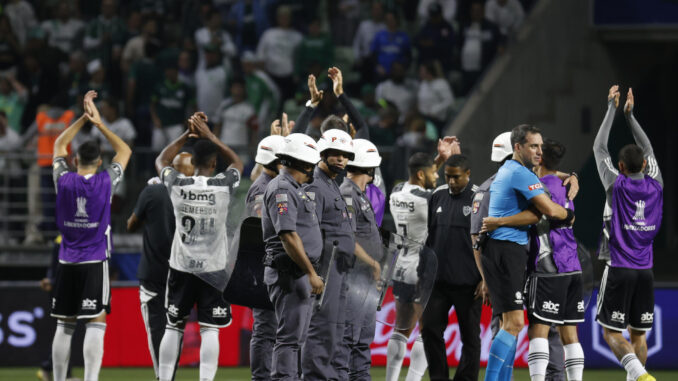 Fotografía de archivo de jugadores de Atlético Mineiro. EFE/ Sebastiao Moreira
