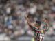 Marquinhos de Fluminense celebra un gol en un partido de la fase de grupos de la Copa Libertadores. EFE/ Paolo Aguilar