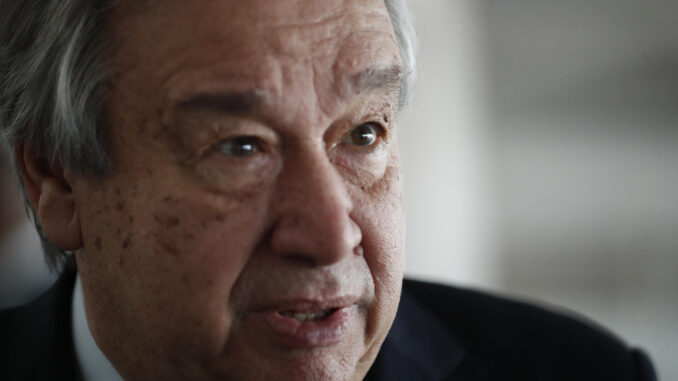 El secretario general de Naciones Unidas, António Guterres, en una fotografía de archivo. EFE/ Bienvenido Velasco
