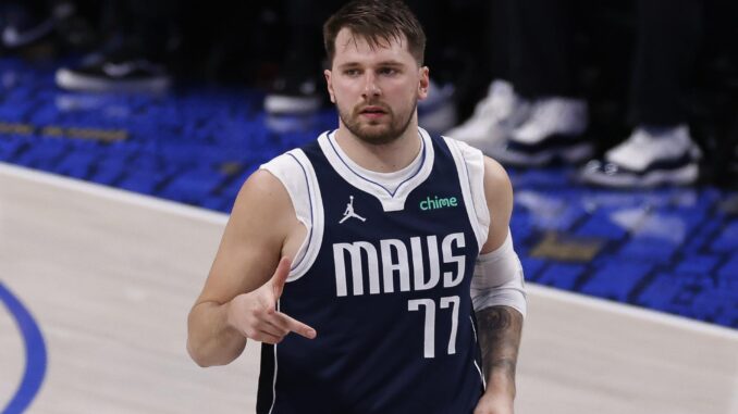 Imagen de archivo de Luka Doncic (Dallas Mavericks). EFE/EPA/ADAM DAVIS SHUTTERSTOCK OUT
