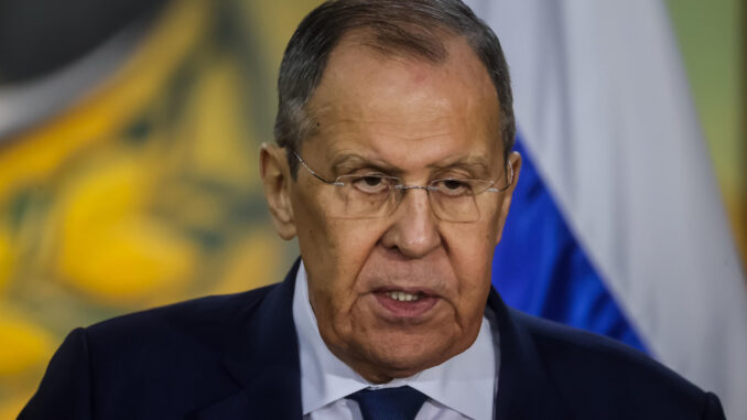 Foto de archivo del ministro de Exteriores de Rusia, Serguei Lavrov. EFE/ Miguel Gutiérrez
