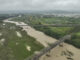 - Imagen tomada a principios de abril de 2024 desde un dron del cauce del río Guadalquivir. EFE