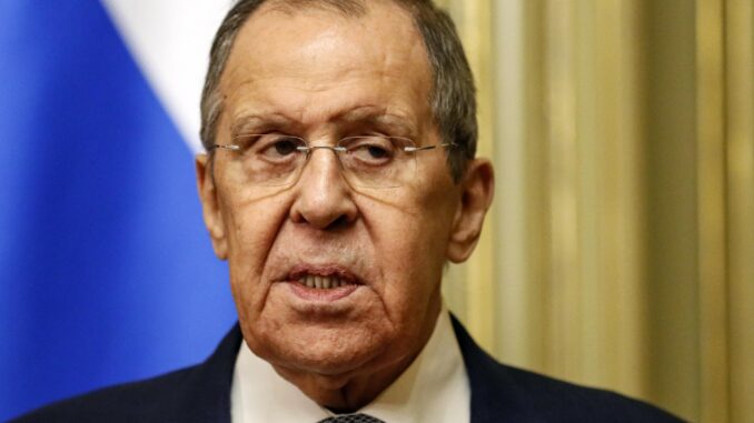 Imagen de Archivo del ministro de Exteriores de Rusia, Serguéi Lavrov.
 EFE/EPA/YURI KOCHETKOV
