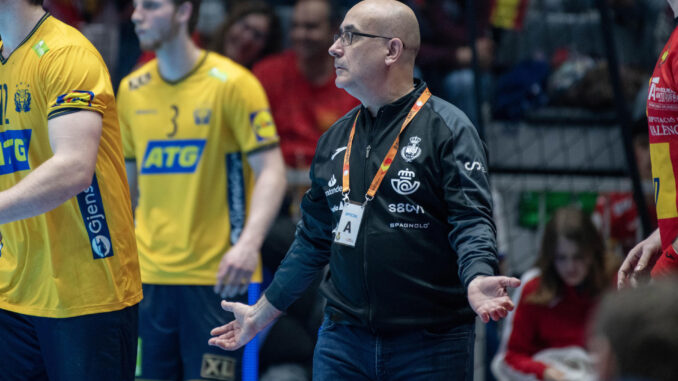 El técnico de la selección española, Jordi Ribera, en una imagen de archivo. EFE/José Manuel Pedrosa.
