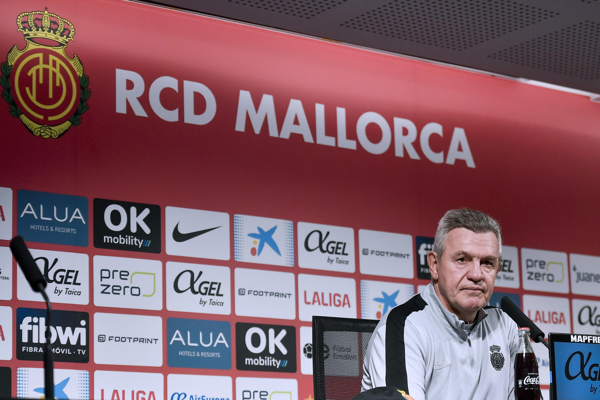 Javier Aguirre, en la rueda de prensa de este viernes. EFE/MIQUEL A. BORRÀS
