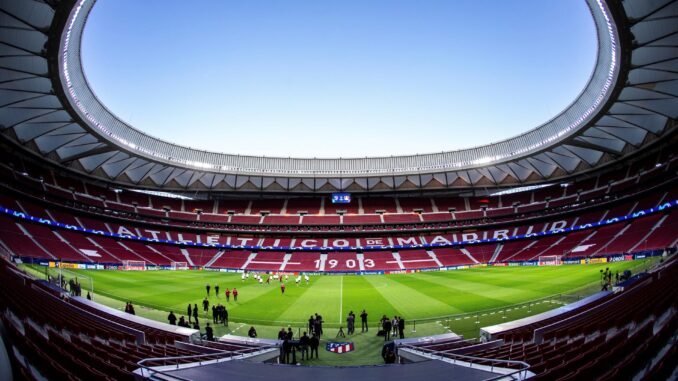 Vista general de archivo del estadio Cívitas Metropolitano, del Atlético de Madrid. EFE/Rodrigo Jiménez
