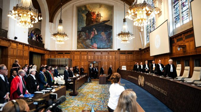 La Corte Internacional de Justicia de La Haya. EFE/EPA/LINA SELG
