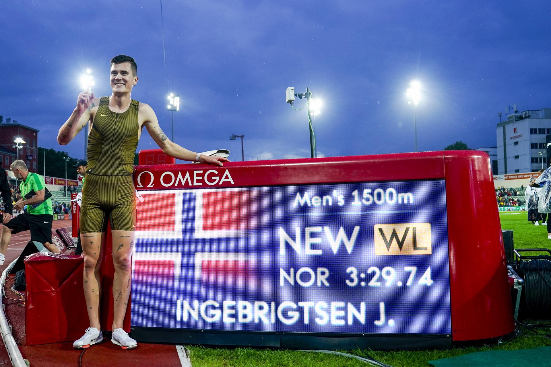 Jakob Ingebrigtsen. EFE/EPA/Beate Oma Dahle
