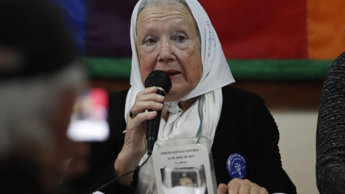 Fotografía de archivo de Nora Cortiñas, integrante de Madres de Plaza de Mayo. EFE/ David Fernández
