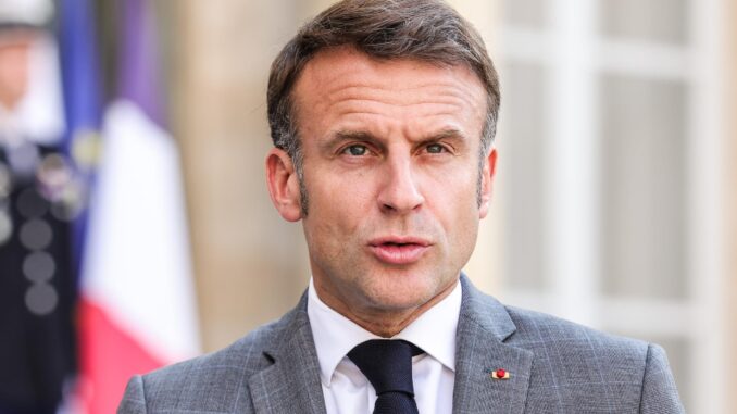 Imagen de Archivo del presidente francés, Emmanuel Macron.
 EFE/EPA/Teresa Suarez
