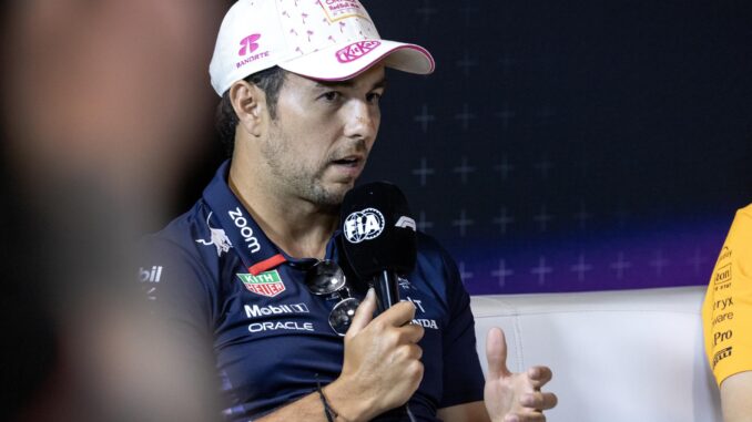 El piloto mexicano Sergio Pérez en foto de archivo de CRISTOBAL HERRERA-ULASHKEVICH. EFE/EPA
