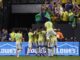 Brasil reacciona tras marcar un gol en la Copa América. EFE/EPA/CAROLINE BREHMAN