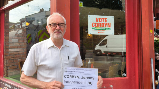 El exlíder del Partido Laborista británico Jeremy Corbyn.EFE/Guillermo Garrido
