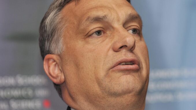 Imagen de archivo del jefe del Gobierno húngaro, Viktor Orban, lider del nuevo grupo de extrema derecha en el Parlamento Europeo. EPA/ANDY RAIN
