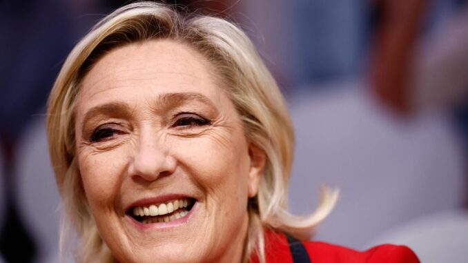 La líder ultraderechista francesa Marine Le Pen. EFE/EPA/MOHAMMED BADRA
