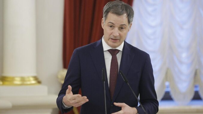 Imagen de archivo del primer ministro de Bélgica, Alexander De Croo. EFE/EPA/SERGEY DOLZHENKO
