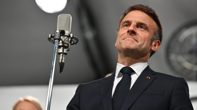 El presidente de Francia, Emmanuel Macron EFE/EPA/Joel Marklund
