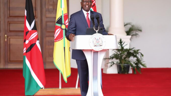 Imagen de archivo del presidente de Kenia, William Ruto.EFE/EPA/STR
