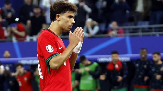 Joao Félix, en una foto de archivo tras fallar el penalti en los cuartos de final de la Eurocopa 2024 ante Francia. EFE/EPA/ROBERT GHEMENT
