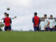 Los jugadores de la selección española de fútbol en una sesión de entrenamiento en vísperas de la final de la Eurocopa 2024 contra Inglaterra en la ciudad de Donaueschingen, Alemania. EFE/J.J. Guillén