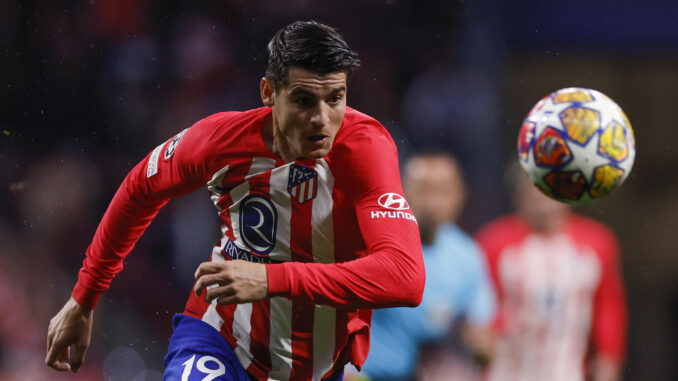 El delantero del Atlético de Madrid, Álvaro Morata, en foto de archivo de Daniel González. EFE
