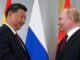 El presidente ruso, Vladimir Putin (D), y el presidente chino, Xi Jinping (I) en la cumbre de la Organización de Cooperación de Shanghai (OCS) en Astaná. EFE/EPA/PAVEL VOLKOV/SPUTNIK/KREMLIN POOL MANDATORY CREDIT