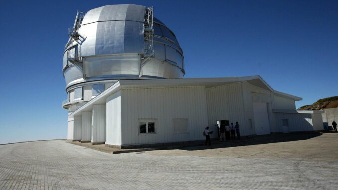 El Gran Telescopio de Canaria. Archivo EFE / César Borja.
