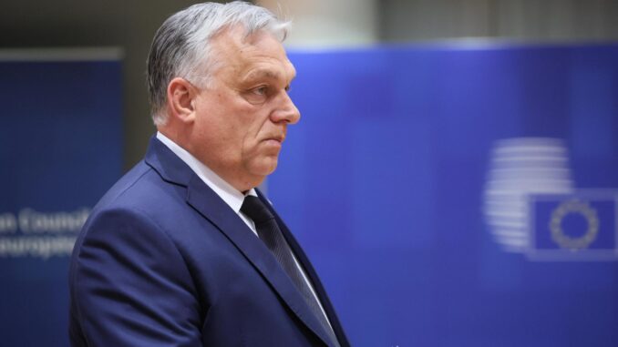 Imagen de archivo del primer ministro húngaro, Viktor Orbán.EFE/EPA/OLIVIER MATTHYS
