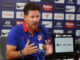 Simeone, en la rueda de prensa de este viernes. EFE/ Fernando Alvarado