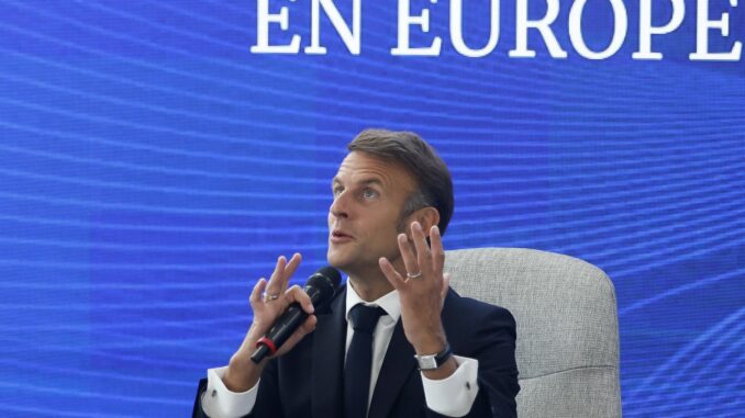 El presidente francés, Emmanuel Macron, EFE/EPA/MARKO DJOKOVIC
