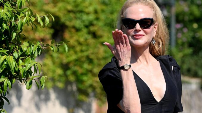 La atriz Nicole Kidman durante el Festival de Venecia. EFE/EPA/ETTORE FERRARI
