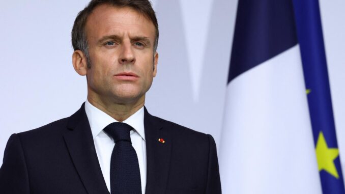 Imagen de Archivo del presidente francés, Emmanuel Macron.
 EFE/EPA/STEPHANIE LECOCQ / POOL MAXPPP OUT
