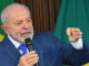 Fotografía del archivo del 8 de agosto de 2024 del presidente de Brasil, Luiz Inácio Lula da Silva, hablando en una reunión ministerial en el Palácio del Planalto, en Brasilia (Brasil). EFE/ André Borges