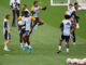 Los jugadores del Real Madrid durante el entrenamiento de este viernes. EFE/Sergio Perez