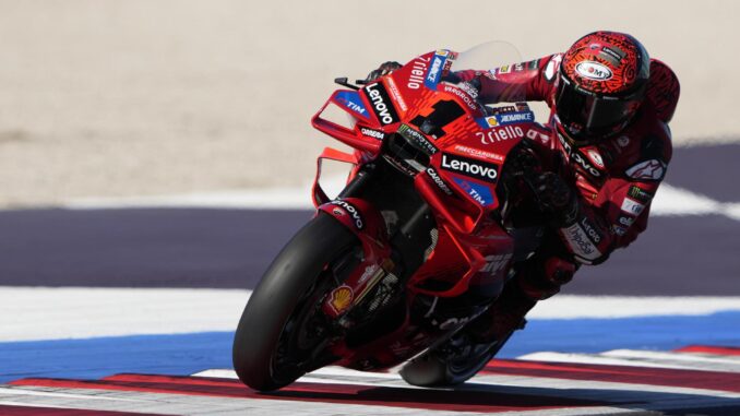 Francesco Bagnaia. EFE/EPA/DANILO DI GIOVANNI
